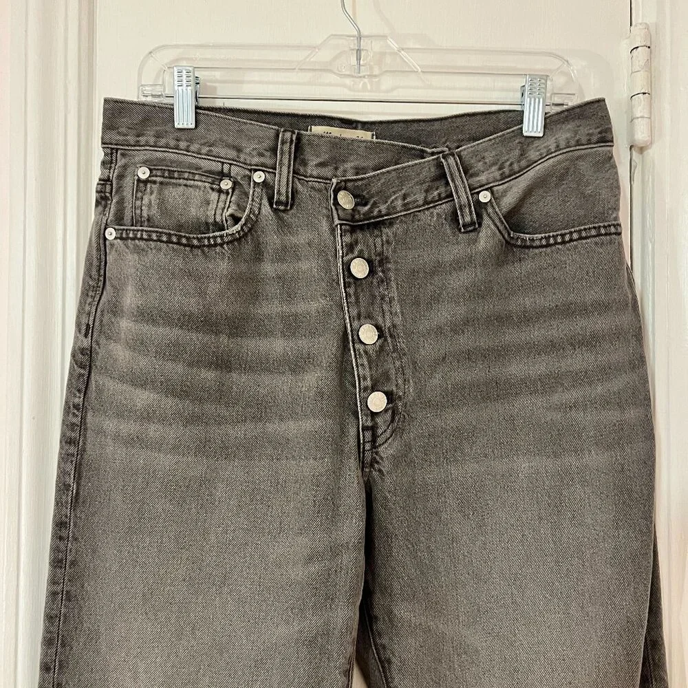 Madewell The '90s Straight Jean - Gray Size 30 - Picture 5 of 10